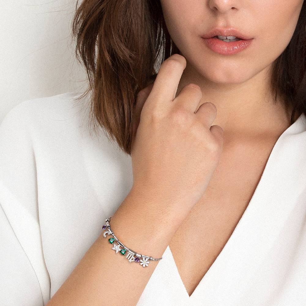 Nomination Ciondolo SeiMia con Cubic Zirconia Celeste e Bianco Vendita