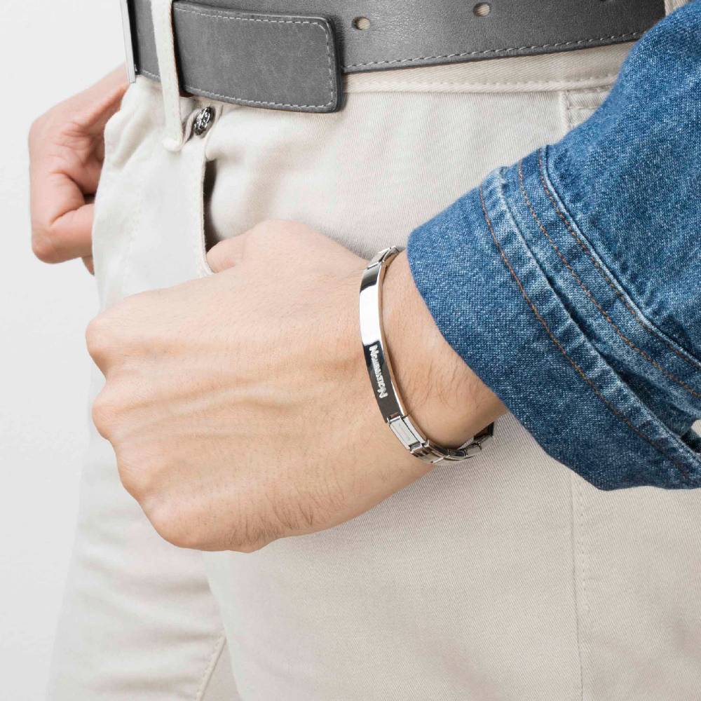 Nomination Bracciale Trendsetter in acciaio con placca Saldi
