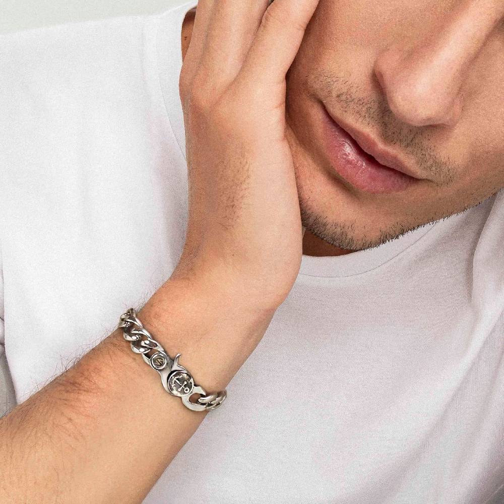 Nomination Bracciale Uomo con Ancora In Linea