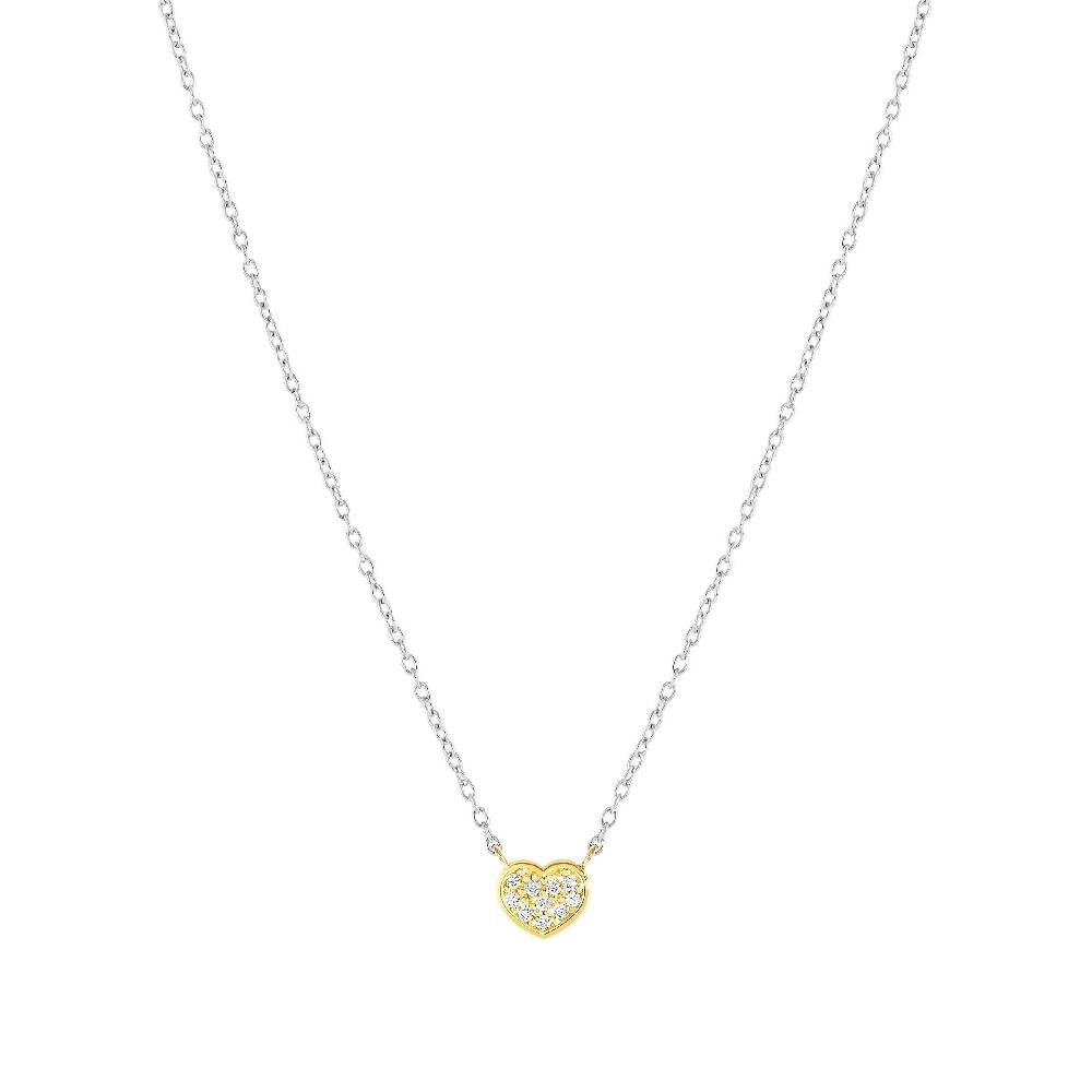 Nomination Collana MyTreasure Cuore in Oro e Diamanti Prezzo Ridotto