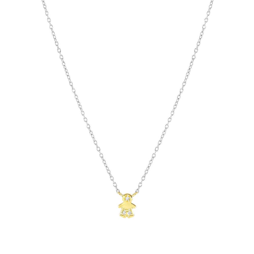 Nomination Collana MyTreasure Bambino in Oro e Diamanti Sconto