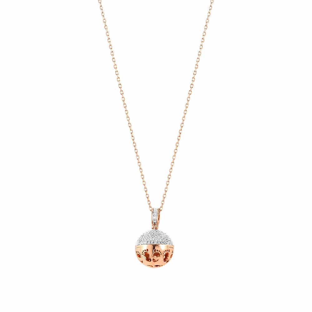 Nomination Collana New Born piedini oro rosa Grandi sconti