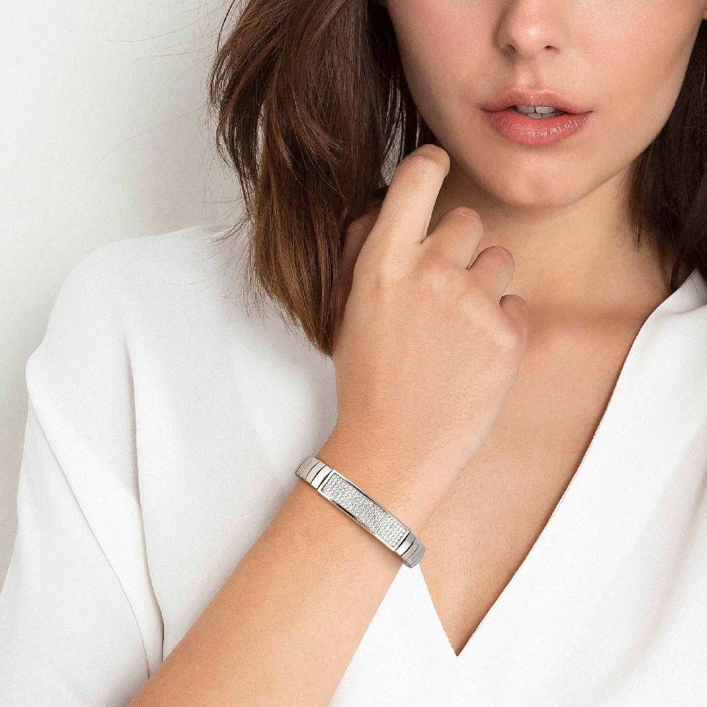 Nomination Bracciale estensibile GLITTER Medium in Acciaio Promozione Limitata