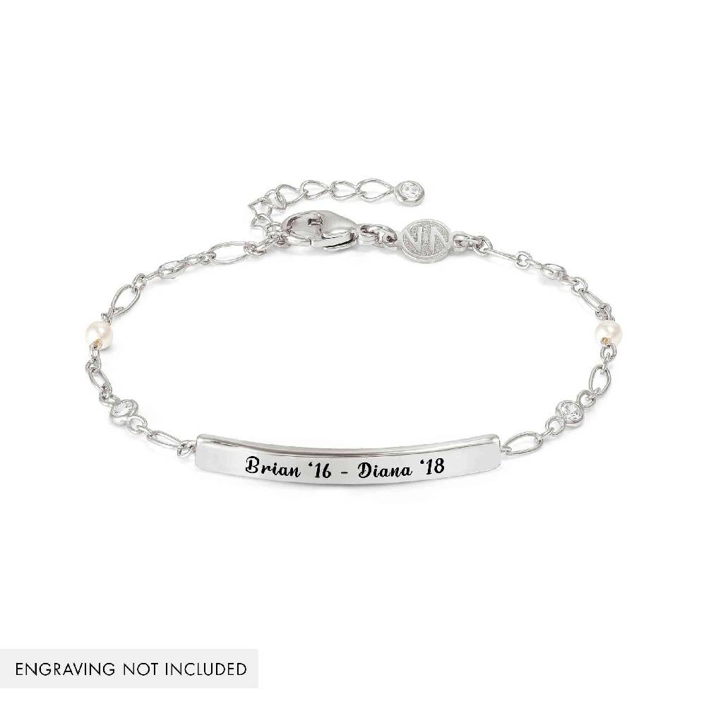 Nomination Bracciale Messaggi d'amore con Placca e Zirconi tondi Saldi