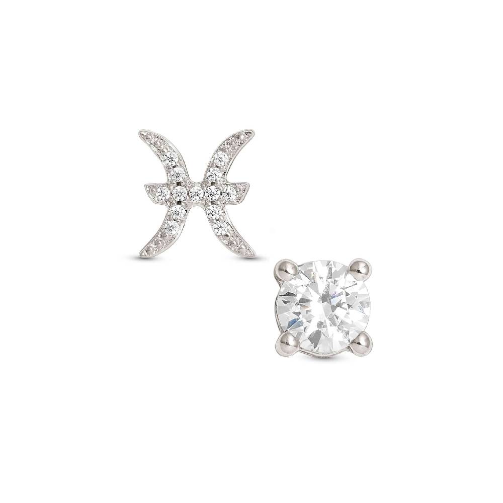 Nomination Orecchini MYZODIAC Pesci in argento e zircone Convenienza