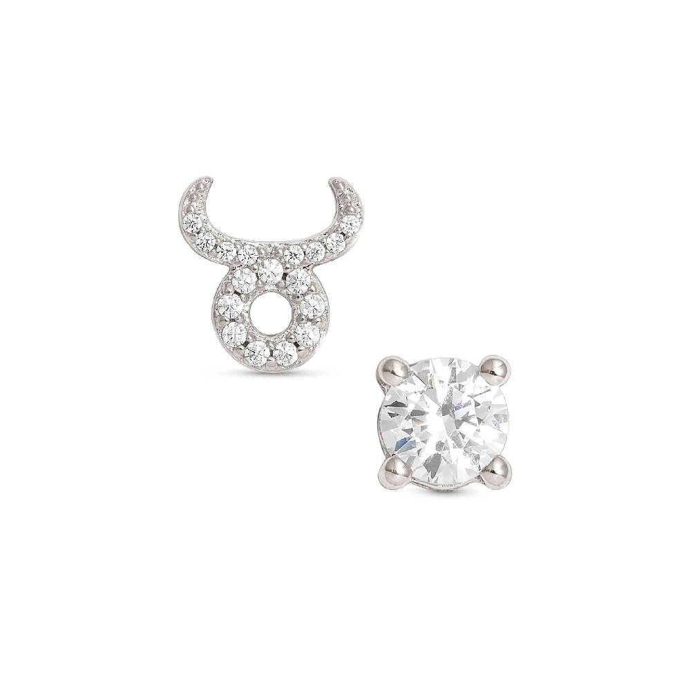 Nomination Orecchini MYZODIAC Toro in argento e zircone Nuova