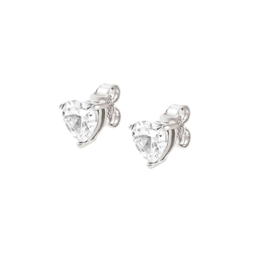 Nomination Orecchini SweetRock argento cuore bianco Soddisfazione Garantita