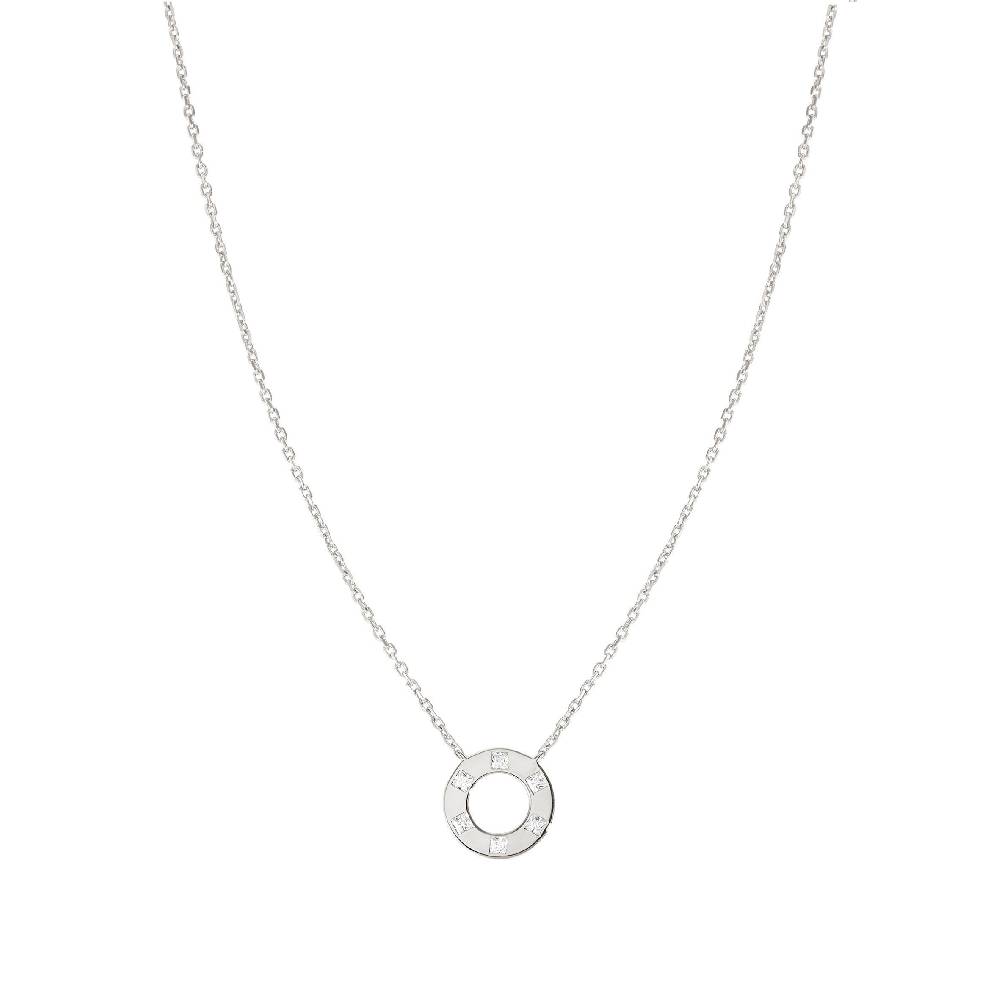 Nomination Collana Carismatica Tondo in Argento In Linea