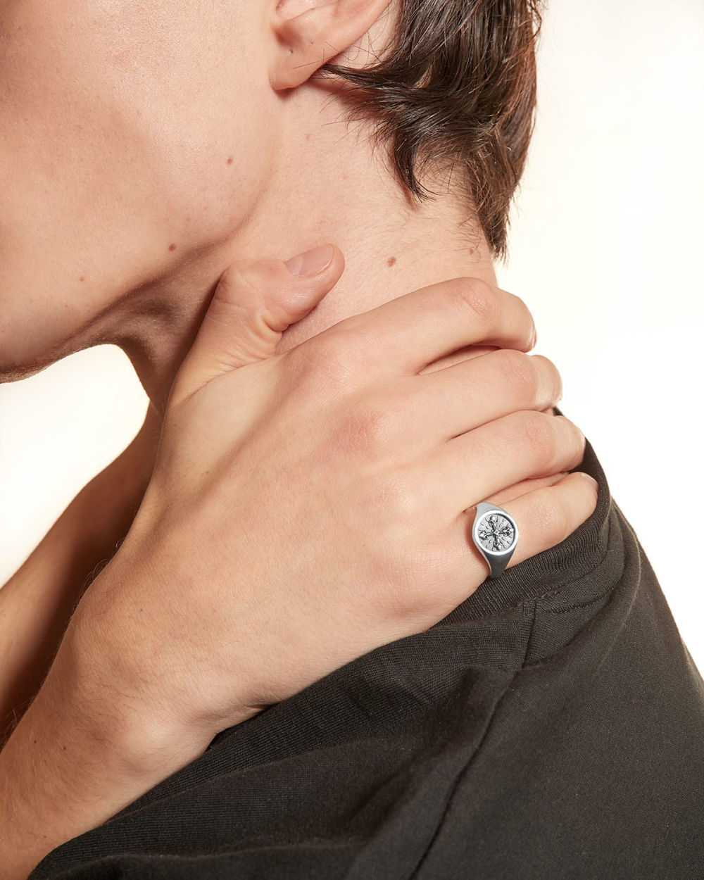 Nove25 ANELLO CHEVALIER CROCE GRECA Super Saving Price
