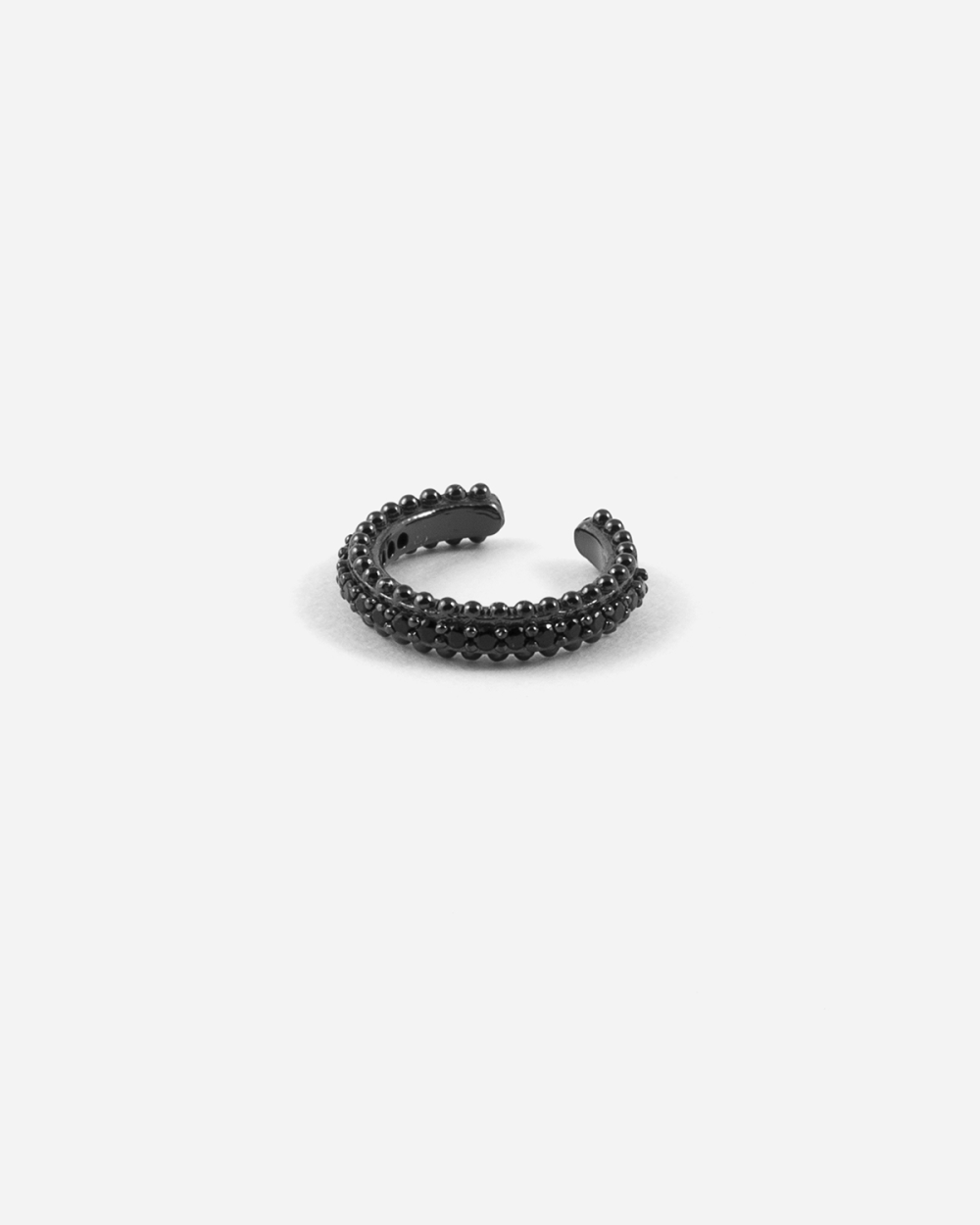 Nove25 EAR CUFF BLACK HANGER CON BRILLANTI NERI Outlet