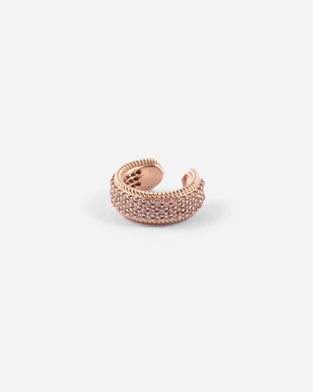 Nove25 EAR CUFF BRIGHT ROSE WRAP PLACCATO ORO ROSA Vendita Calda