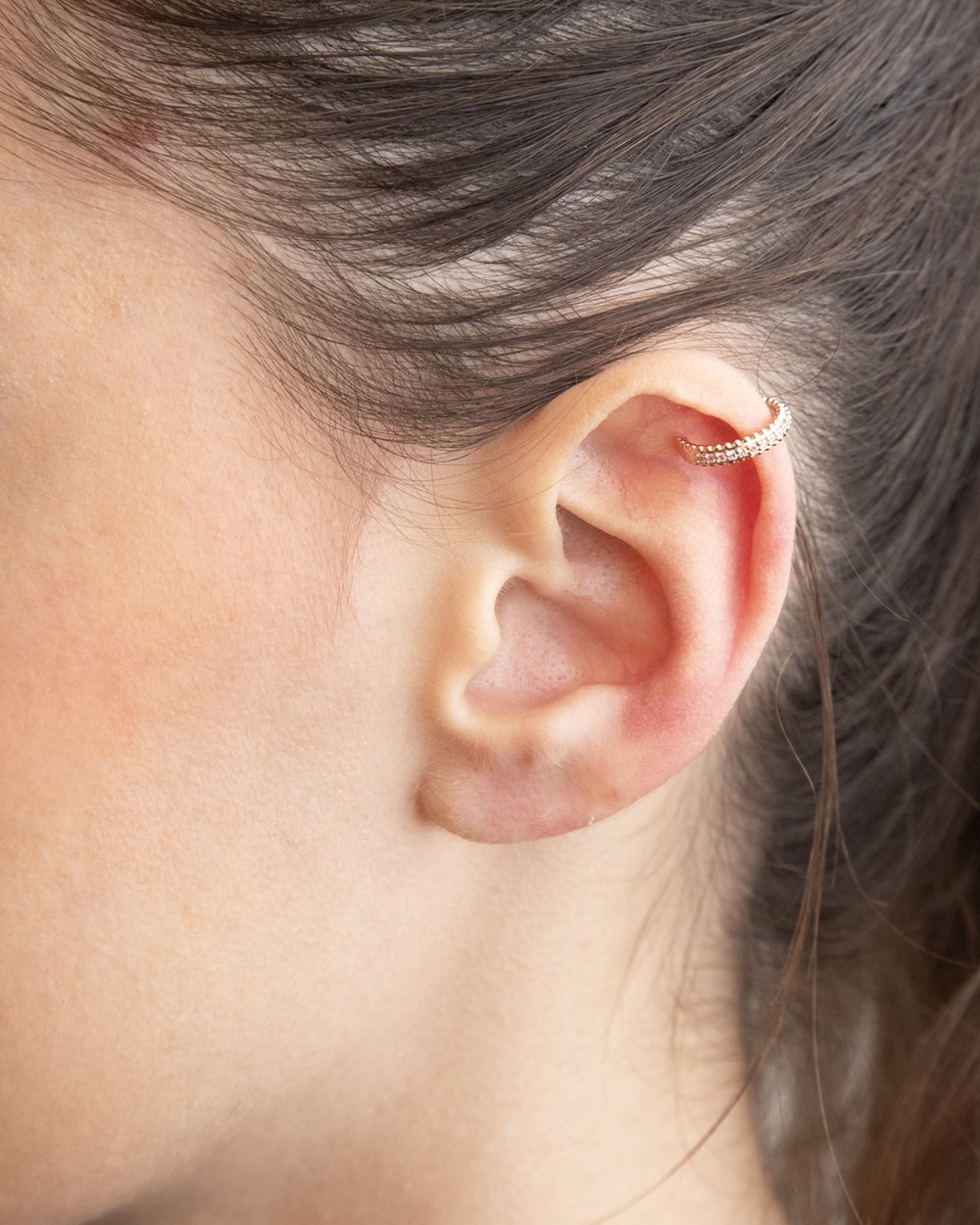 Nove25 EAR CUFF ROSE HANGER PLACCATO ORO ROSA Vendita Economica