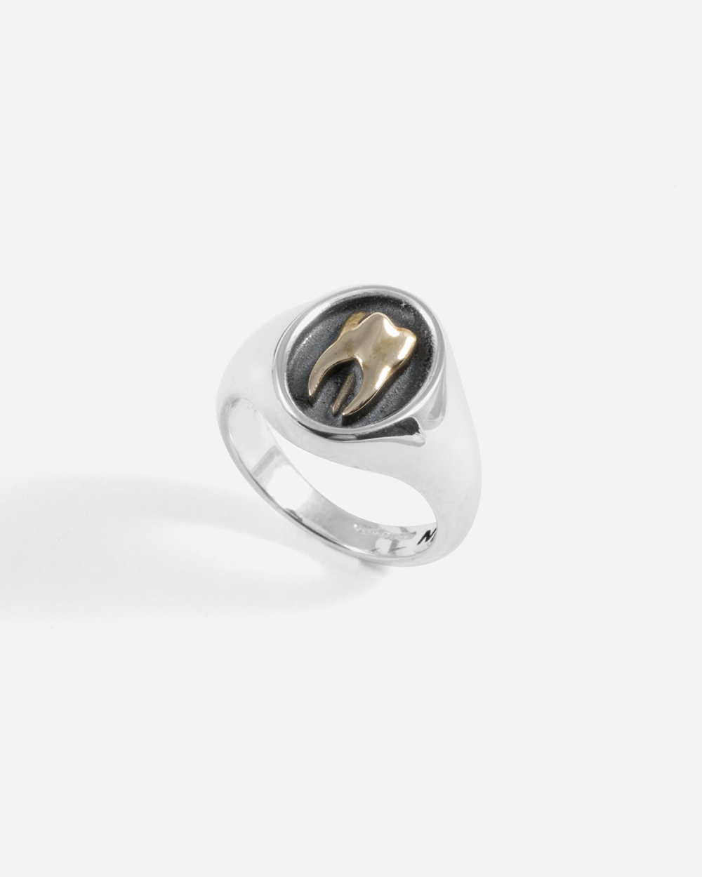 Nove25 ANELLO CHEVALIER DENTE TRADITIONAL Nuovo