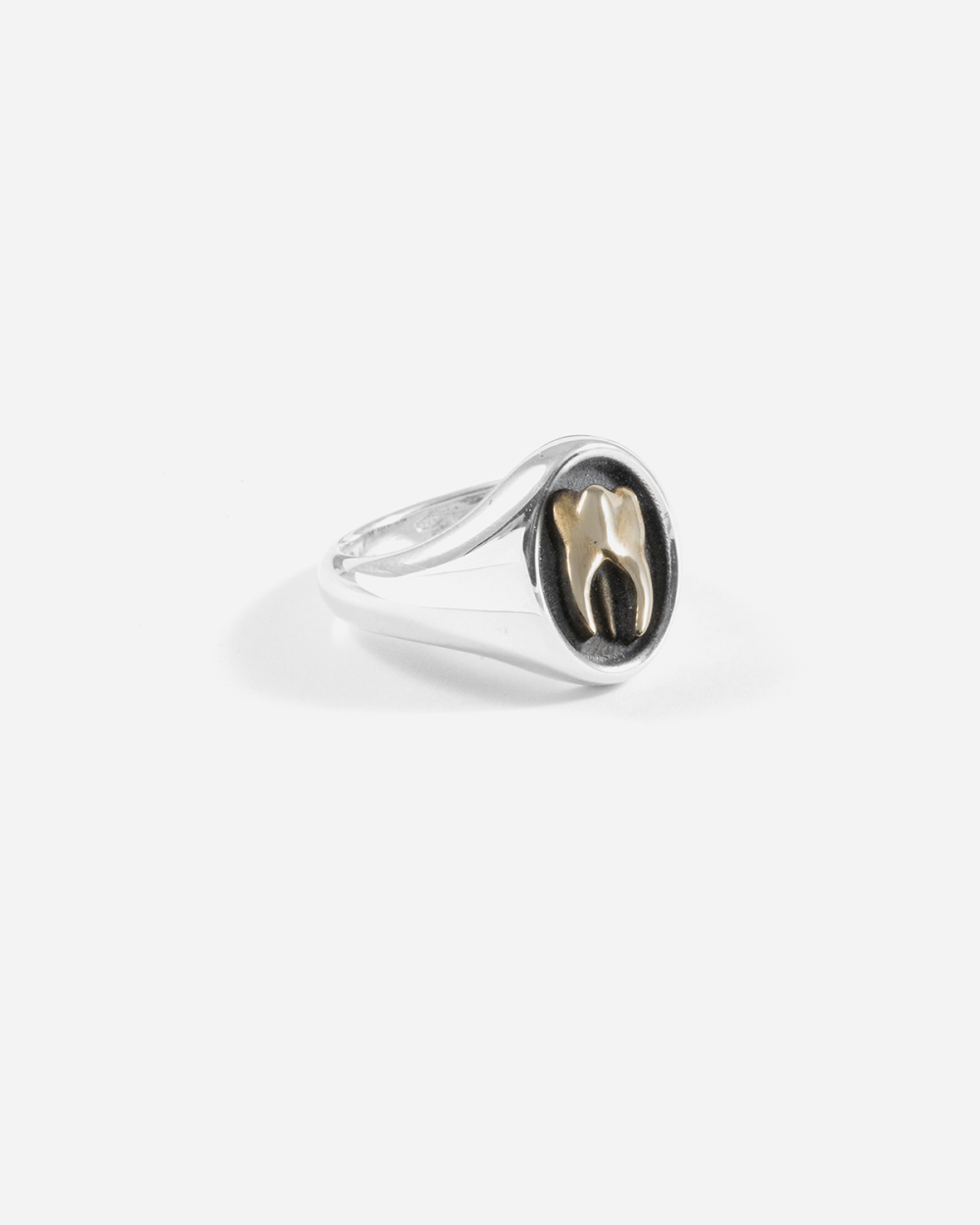 Nove25 ANELLO CHEVALIER DENTE TRADITIONAL Nuovo