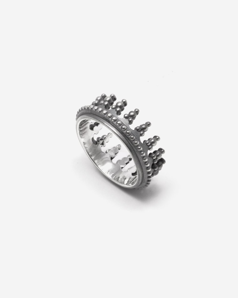 Nove25 ANELLO CORONA REX MARIS IN ARGENTO Convenienza