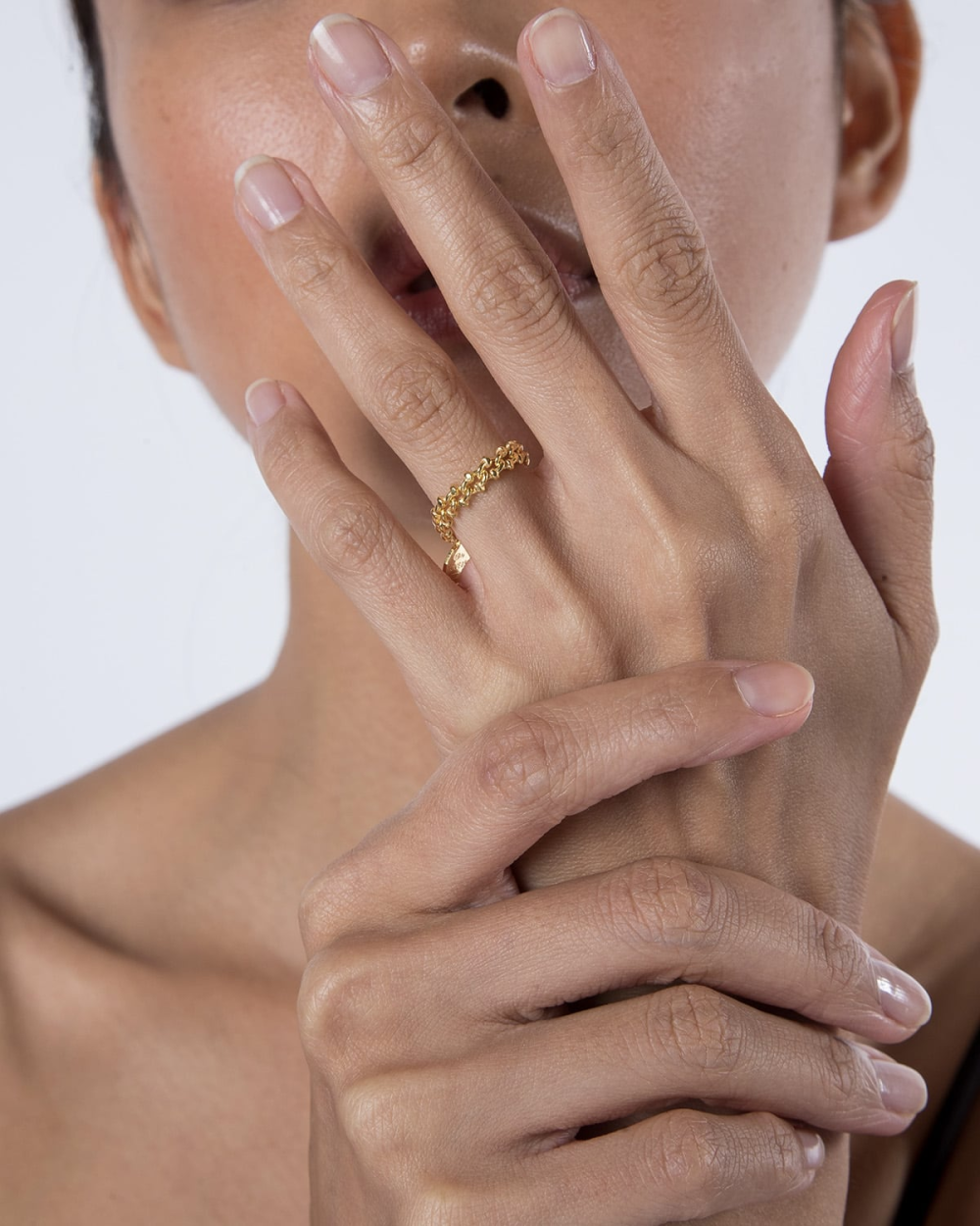 Nove25 ANELLO MAGLIA GRANCHIO PLACCATO ORO I Più Venduti