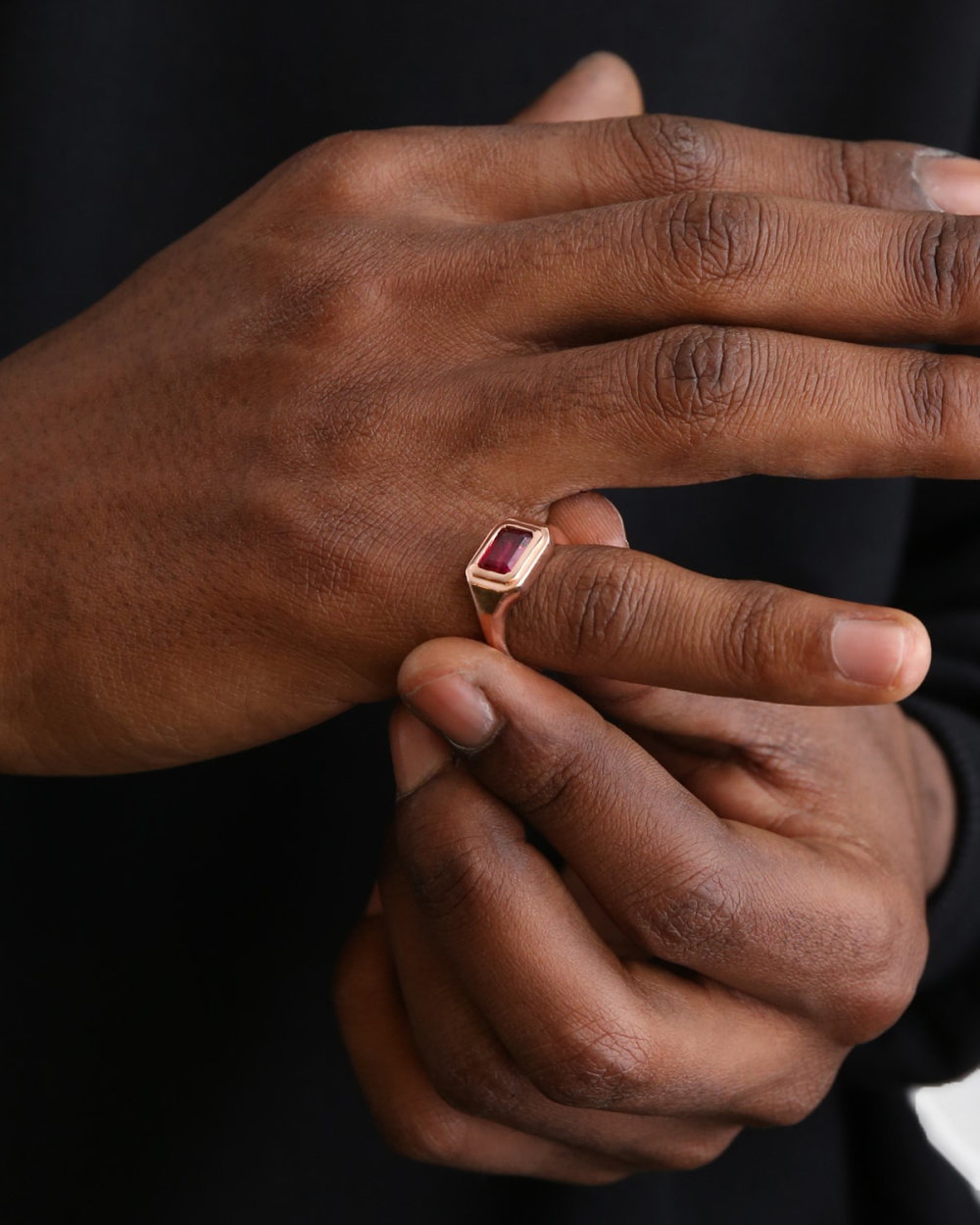 Nove25 ANELLO CHEVALIER PINK PUNCH PLACCATO ORO ROSA Qualità