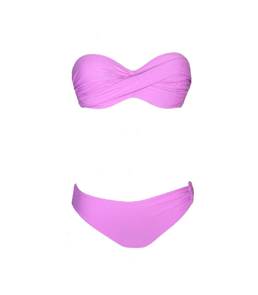 Olivia Gold Reggiseno a fascia + Slip con accessorio Novità