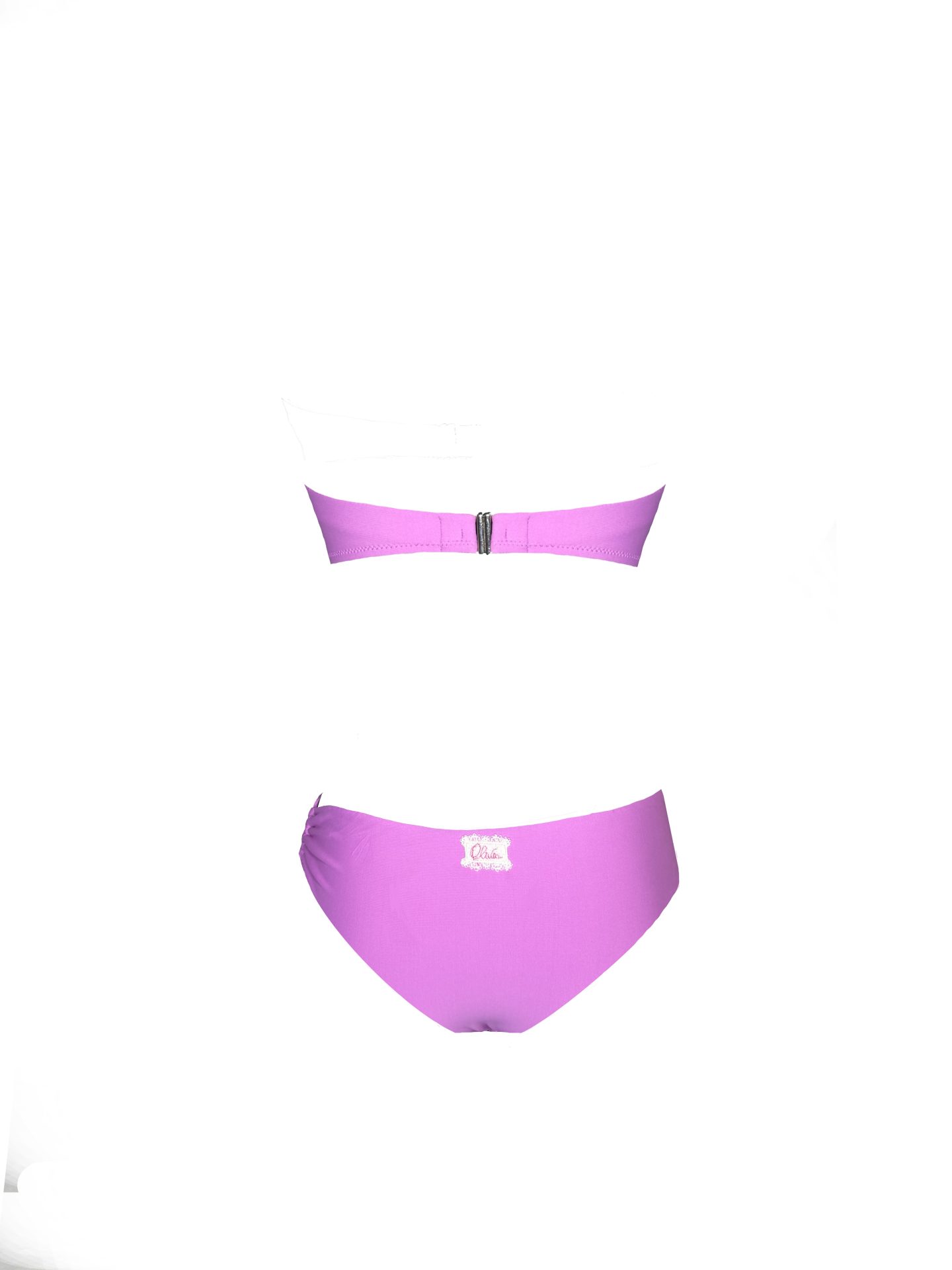 Olivia Gold Reggiseno a fascia + Slip con accessorio Novità