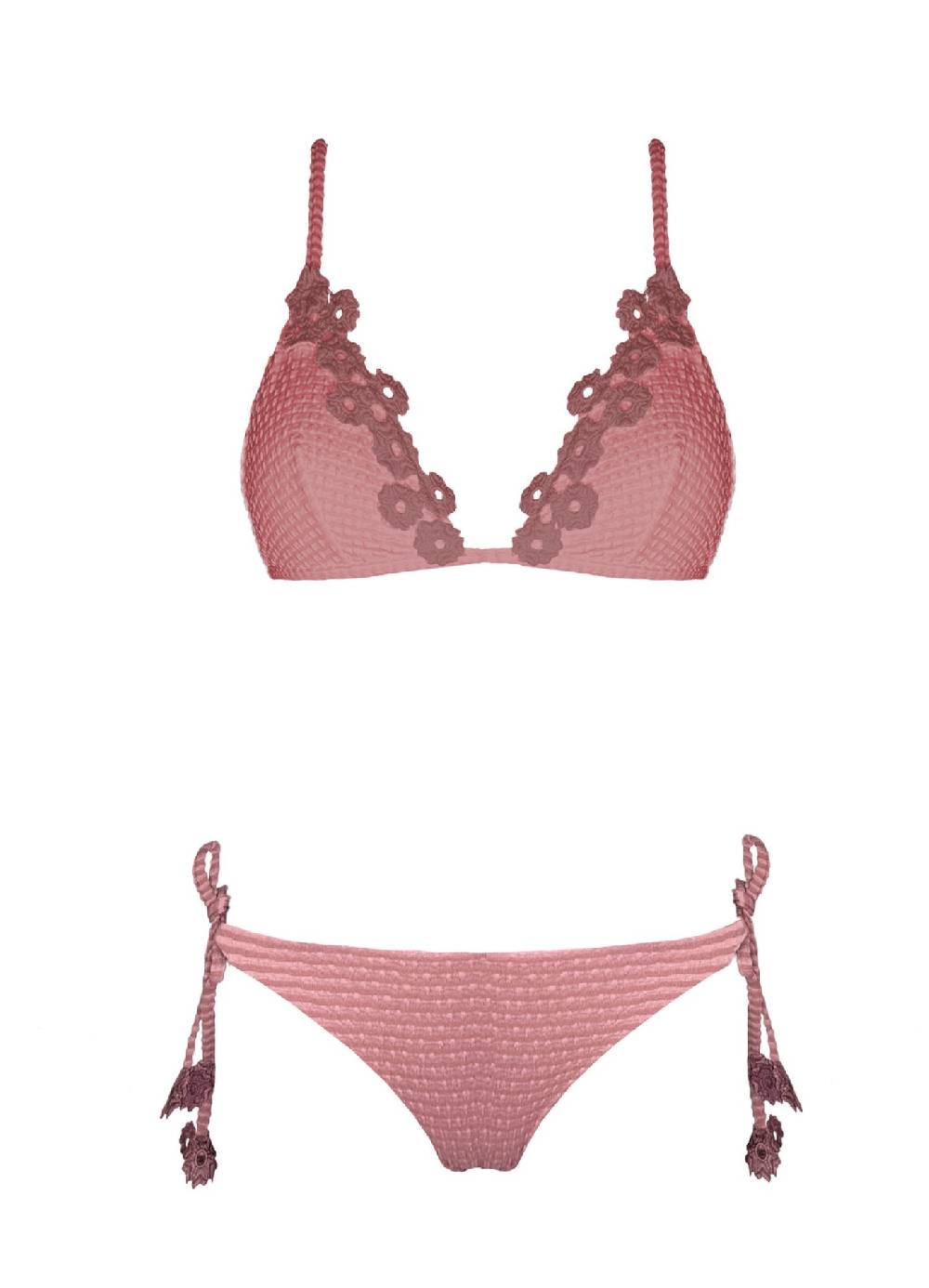 Olivia Gold Reggiseno triangolo fisso + Slip a vita bassa Offerta