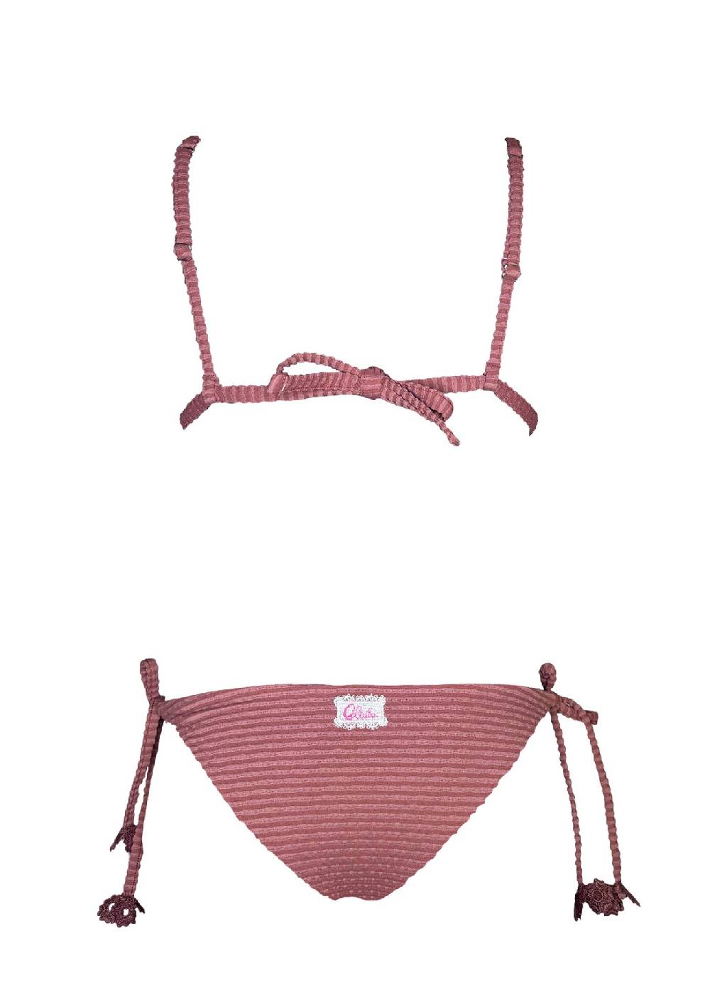 Olivia Gold Reggiseno triangolo fisso + Slip a vita bassa Offerta