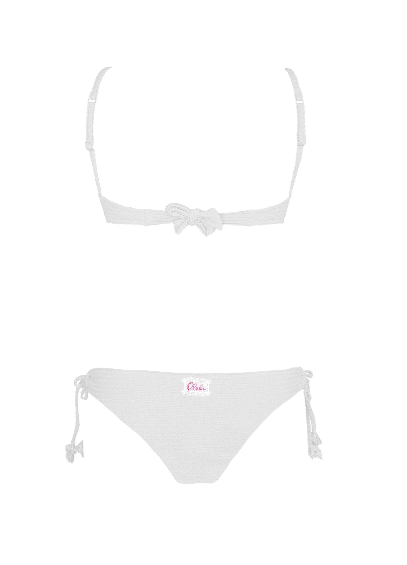 Olivia Gold Reggiseno balconcino + Slip con coulisse In Vendita