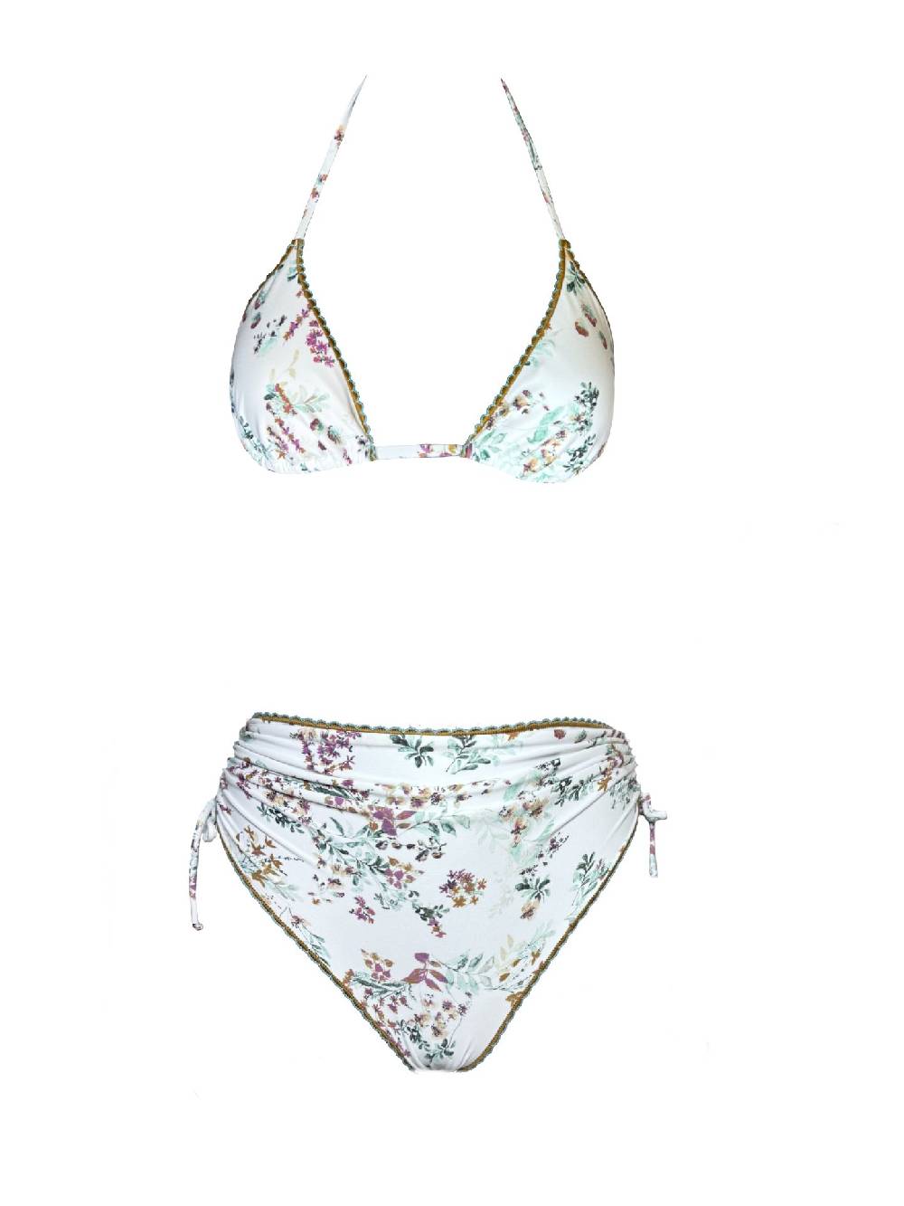 Olivia Gold Reggiseno a triangolo + Slip a vita alta Offerte