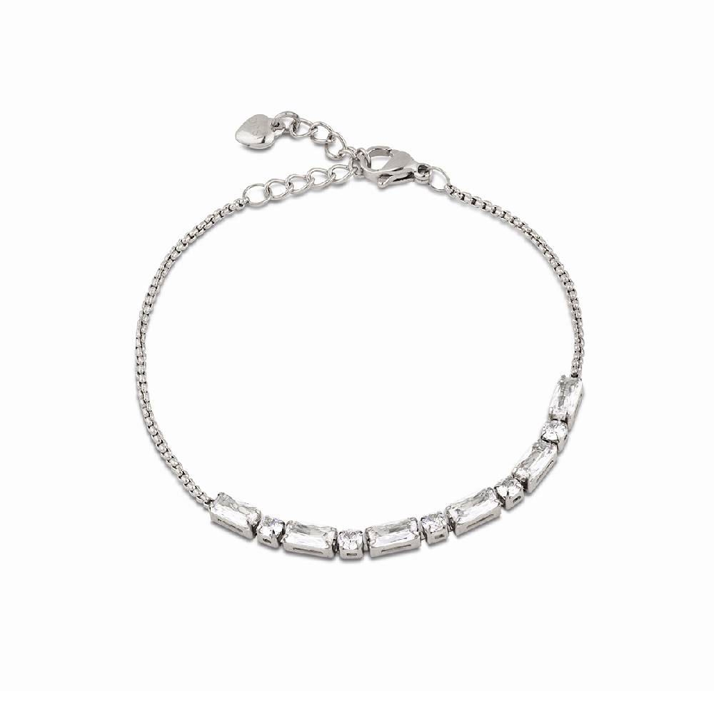 Opsobjects GLIMMER bracciale con pietre baguette e tonde Consegna Veloce