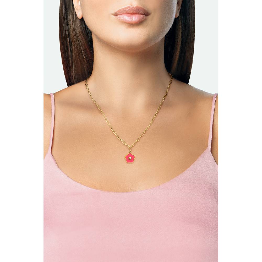 Opsobjects BLOOM collana pendente fiore smaltato Negozi Online