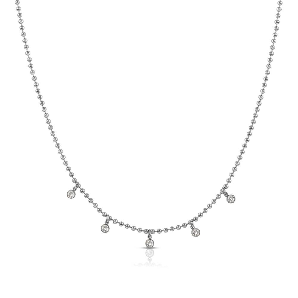 Opsobjects MINI CRYSTAL collana con pietre pendenti Novità
