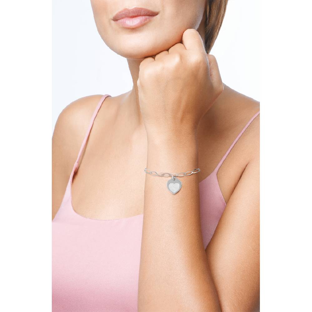 Opsobjects GLITTER HEART bracciale Offerta settimanale