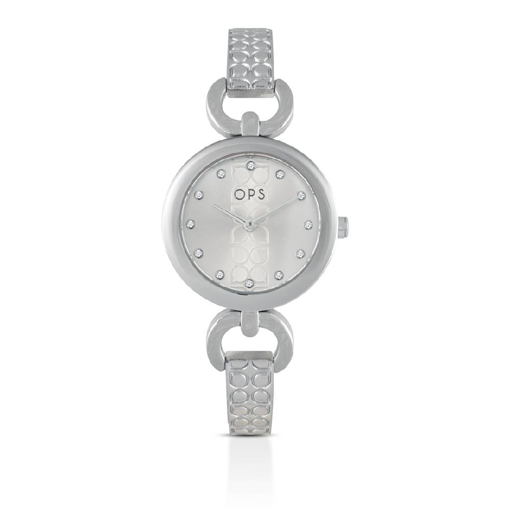 Opsobjects MONOGRAM TIME orologio in acciaio Consegna Veloce