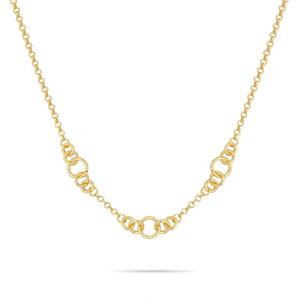 Opsobjects GRACE collana con maglie tonde diamantate Shopping Online