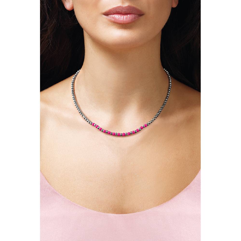 Opsobjects SANDY collana silver con smalto colorato Saldi Di Fabbrica