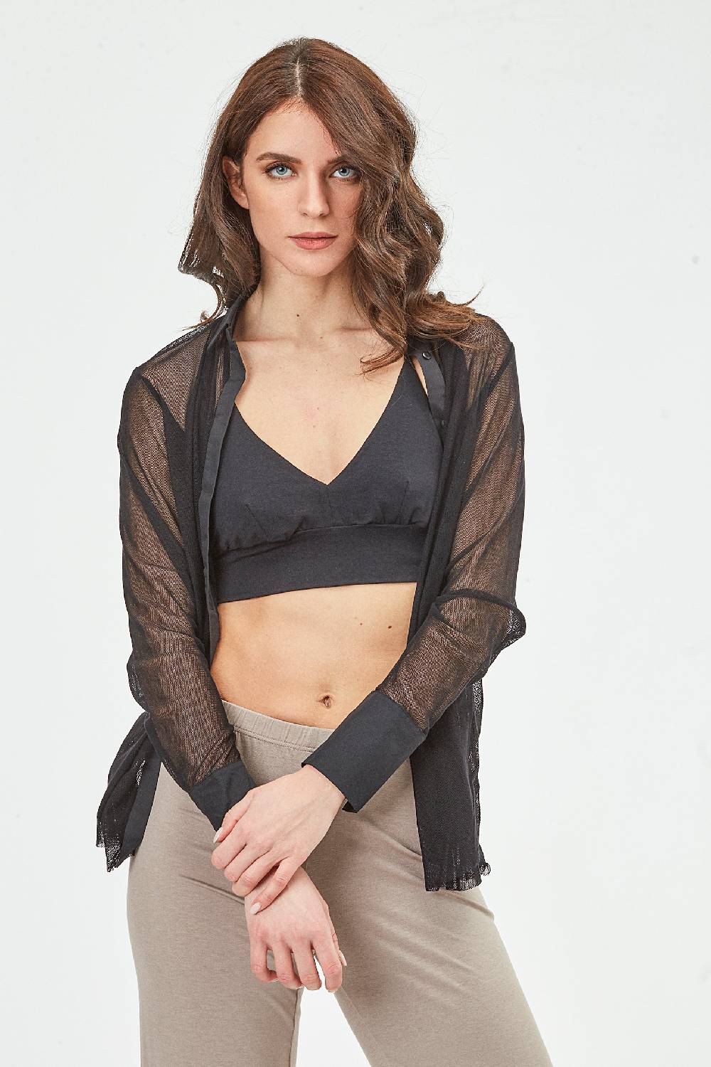 Oscalito Bralette in Cotone Makò Egiziano 4529 Affare Del Giorno