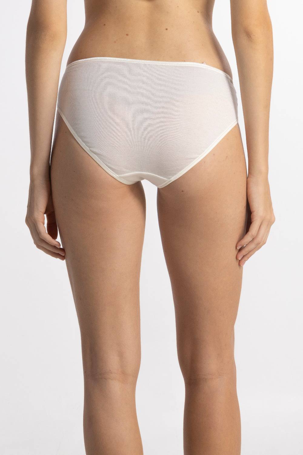 Oscalito Filoscozia Slip vita media con bordo in raso 16123 Sconto