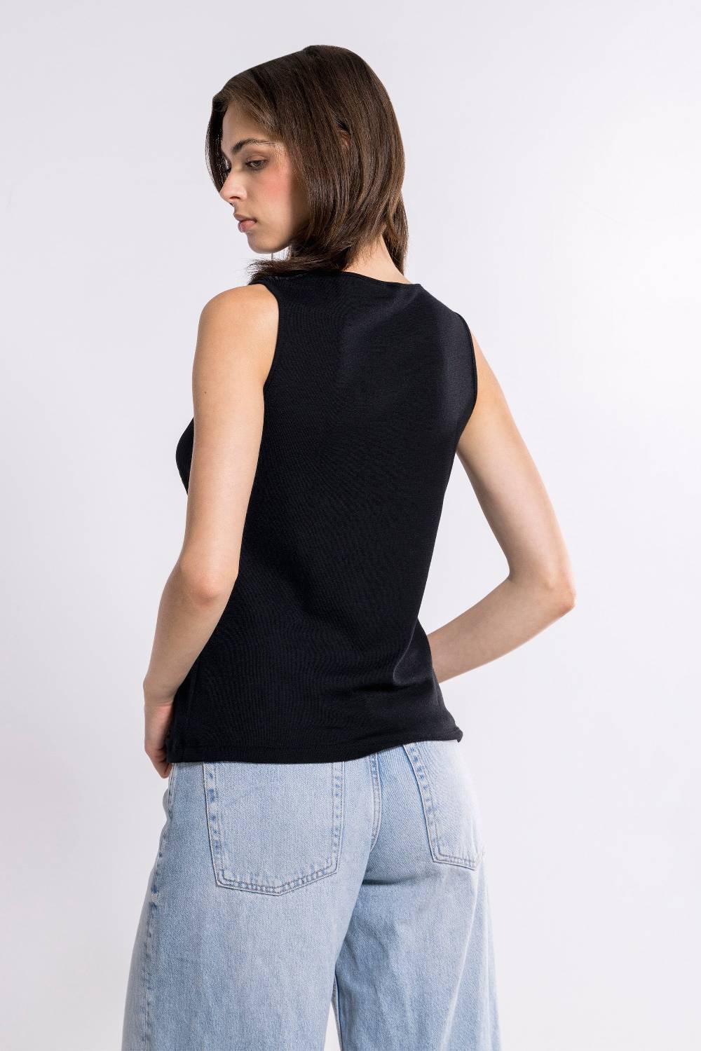 Oscalito Canotta Donna Lana Seta 6874 Vendite Flash