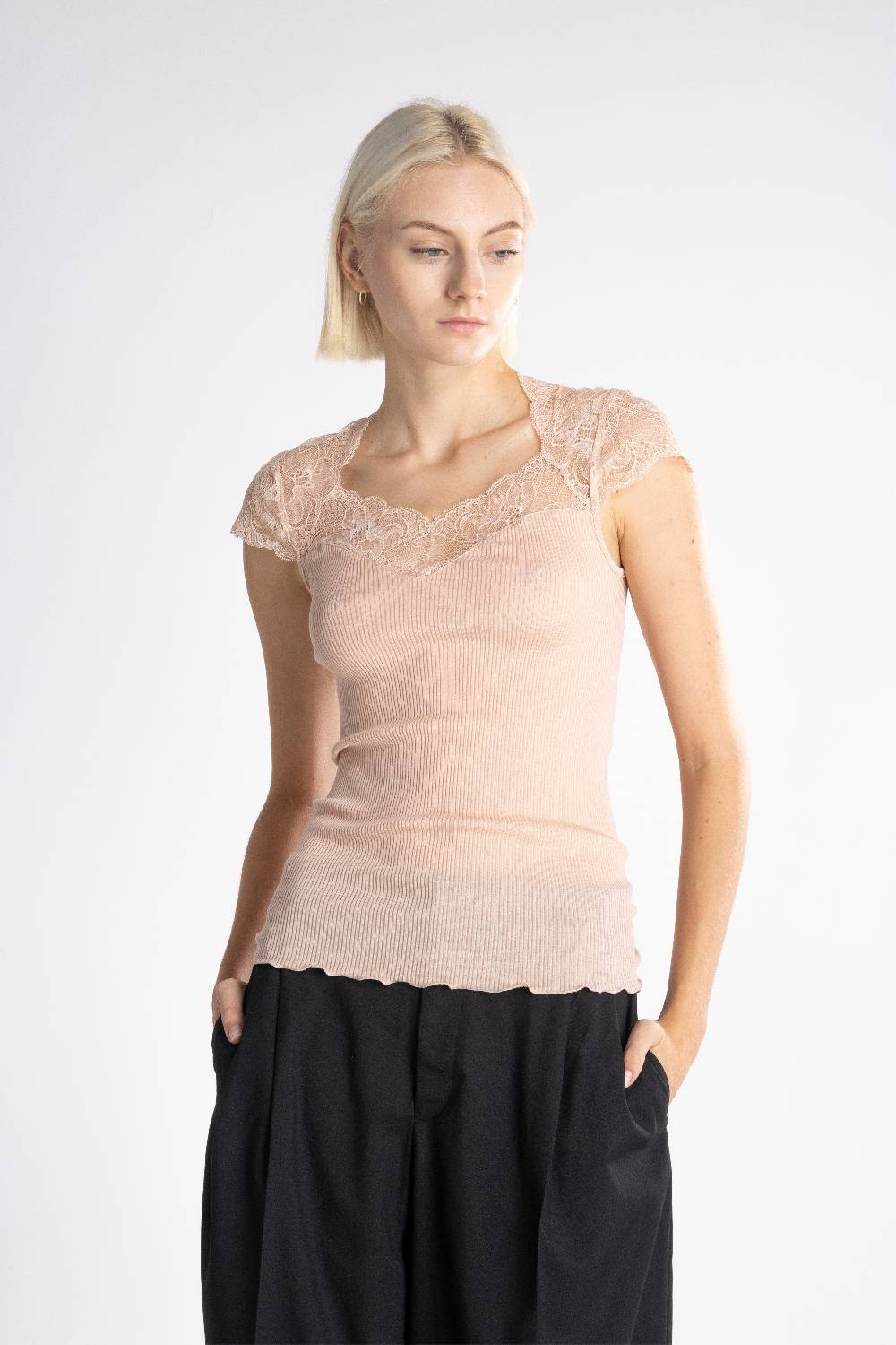 Oscalito T-shirt Donna70% Lana , 30% Seta 6825 Moda