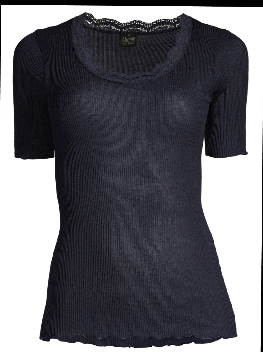 Oscalito T-shirt Filoscozia con Pizzo Leavers 3164 Italia