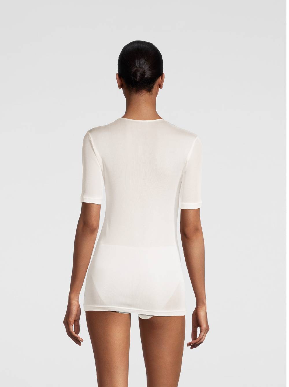 Oscalito T-shirt Pura Seta Donna 4484 Nuovo