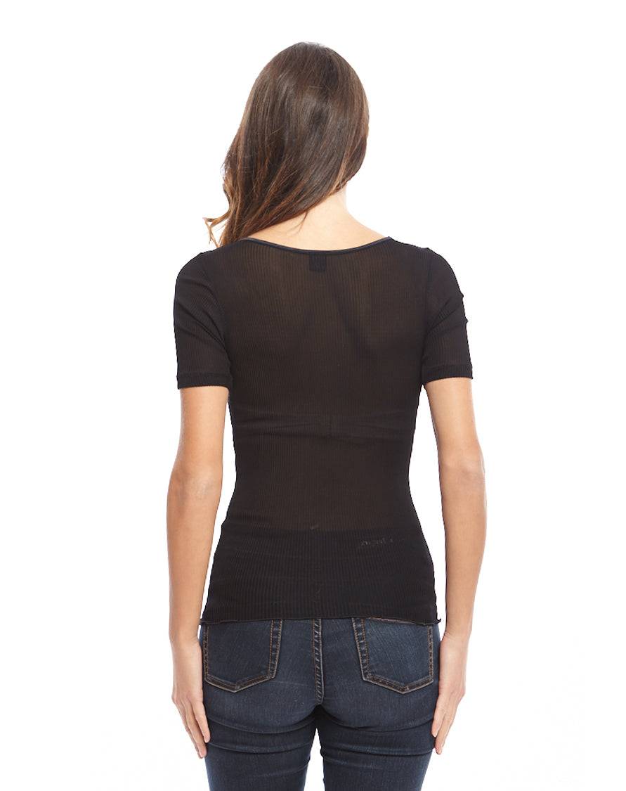 Oscalito Maglietta in pura seta girocollo 9454 Shopping Online