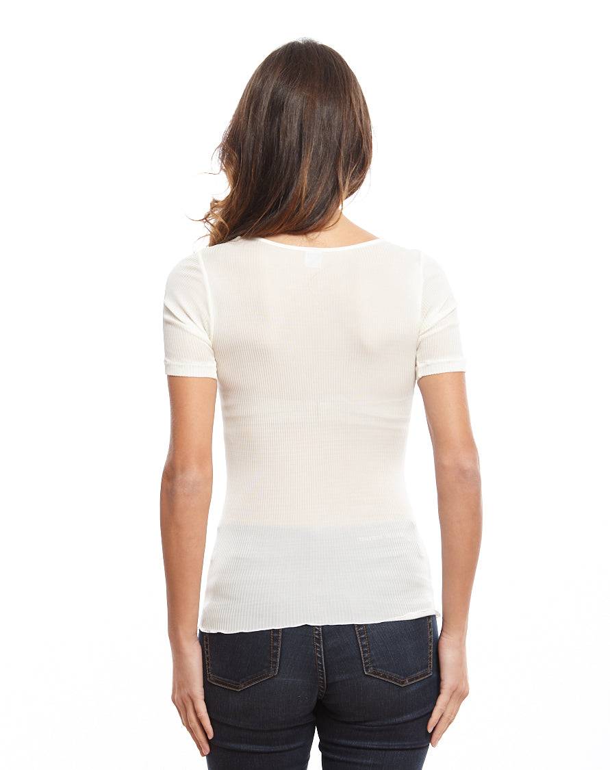 Oscalito Maglietta in pura seta girocollo 9454 Shopping Online
