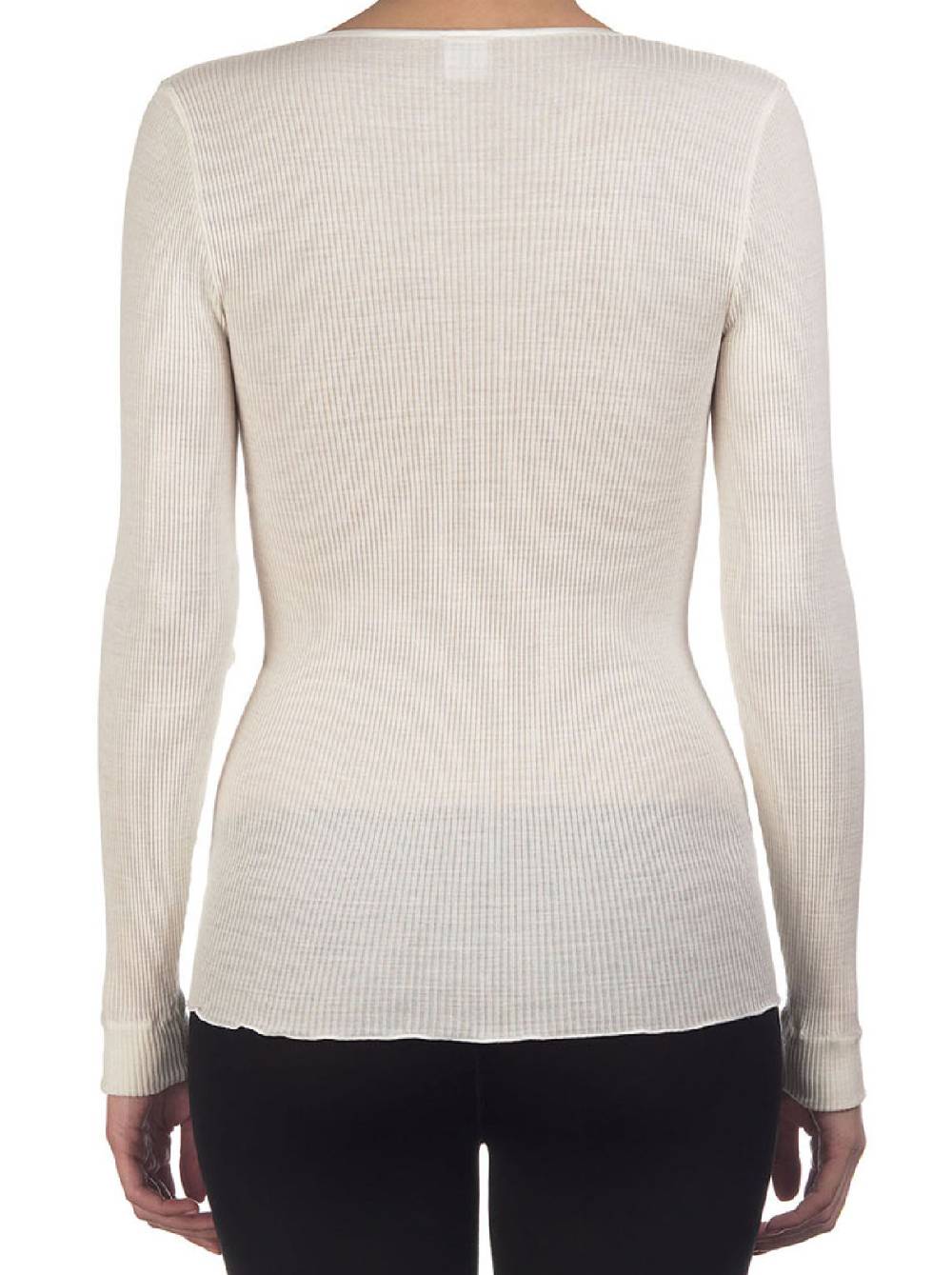 Oscalito Maglia Girocollo Maniche Lunghe in Lana e Seta 3426 Online