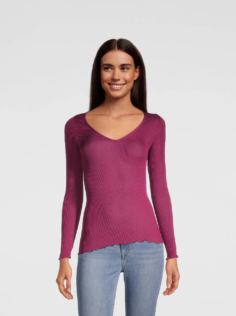 Oscalito Maglia manica lunga donna in organza di pura seta 9446 2025