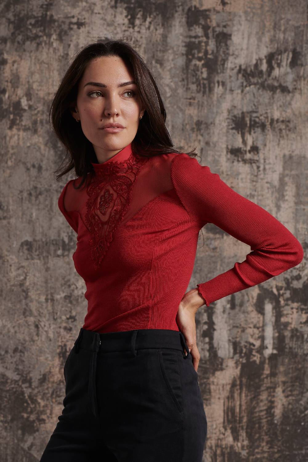 Oscalito Maglia girocollo maniche lunghe 6444 Nuovo