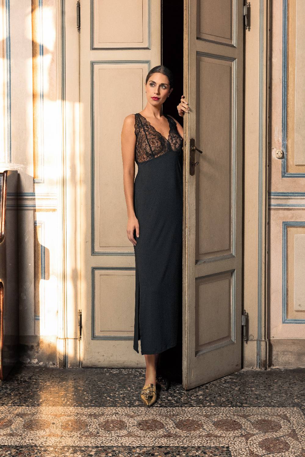 Oscalito Abito Donna94% Modal, 6% Elastan 1411 Sconto
