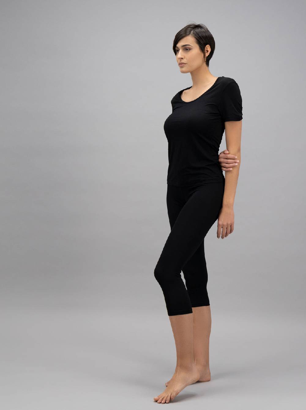 Oscalito Leggings in micromodal a vita alta 1235 In Linea