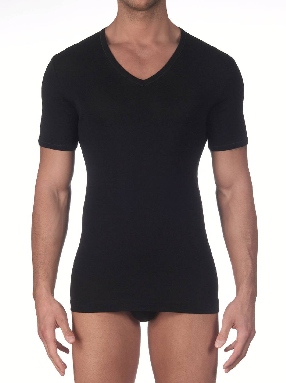 Oscalito T-shirt in cotone con scollo a V 742 Consegna Veloce