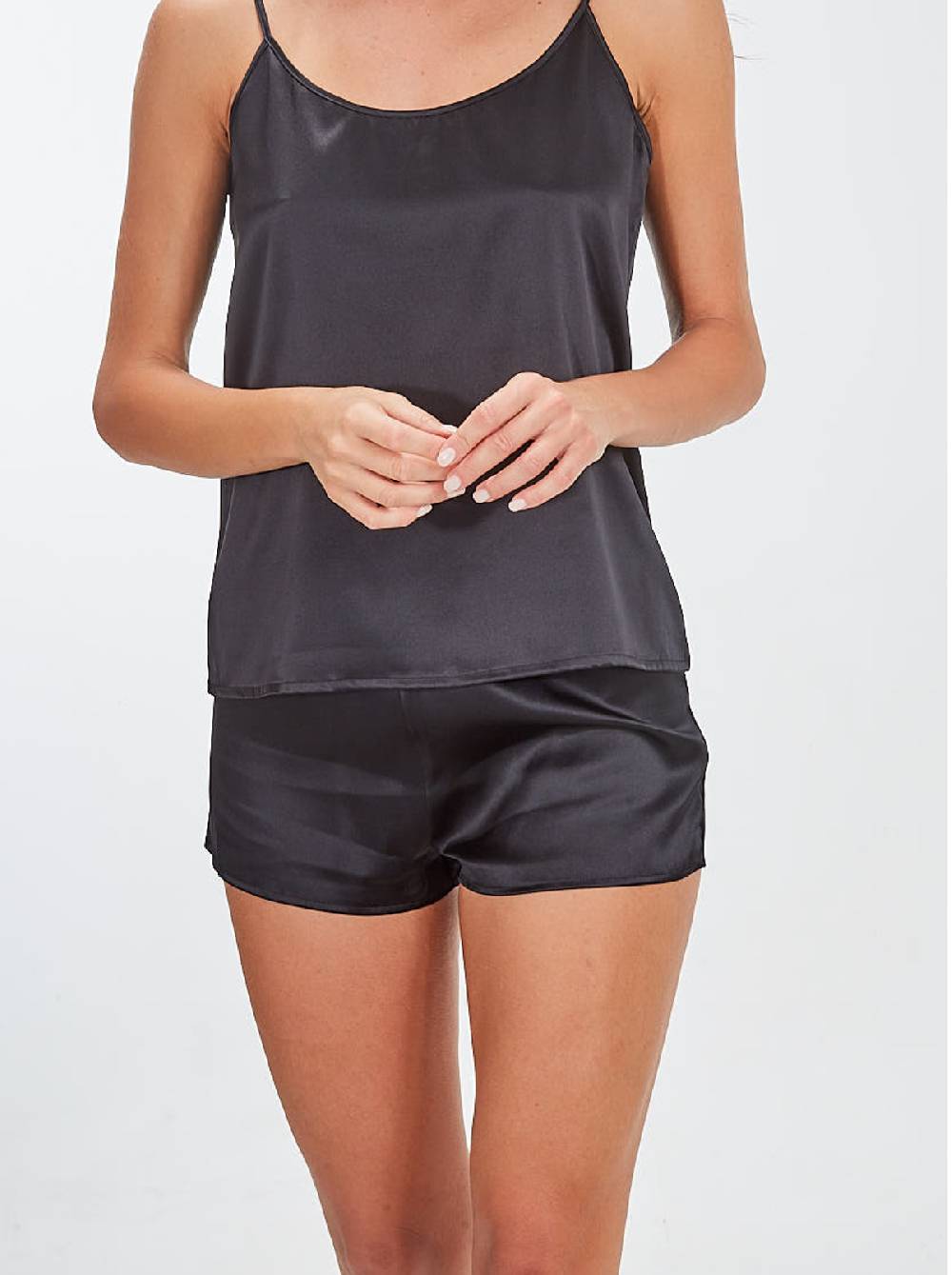 Oscalito Shorts in seta elasticizzata 10303 Online Outlet