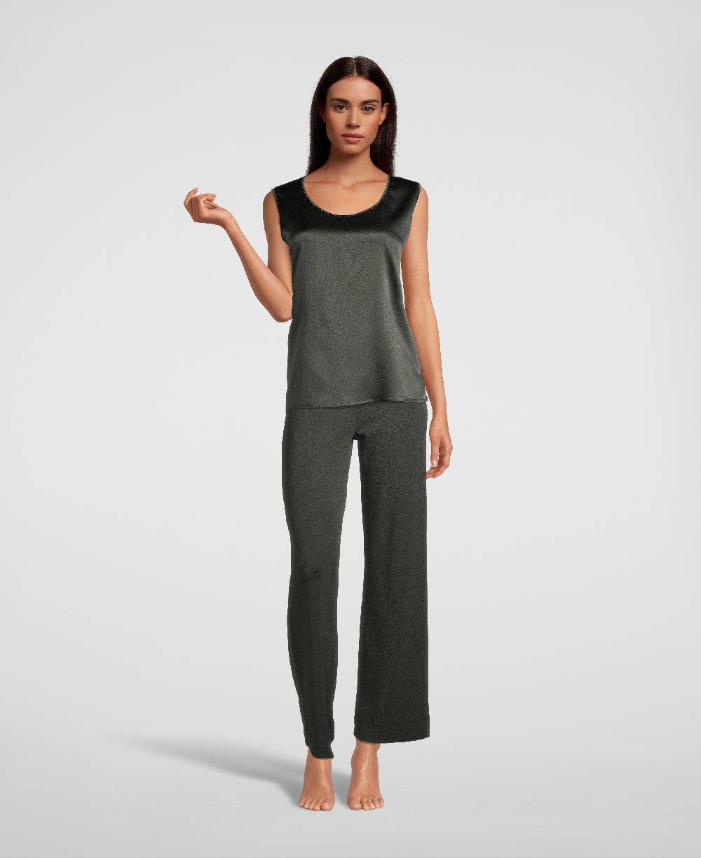 Oscalito Top donna in seta elasticizzata 10306 Promozione